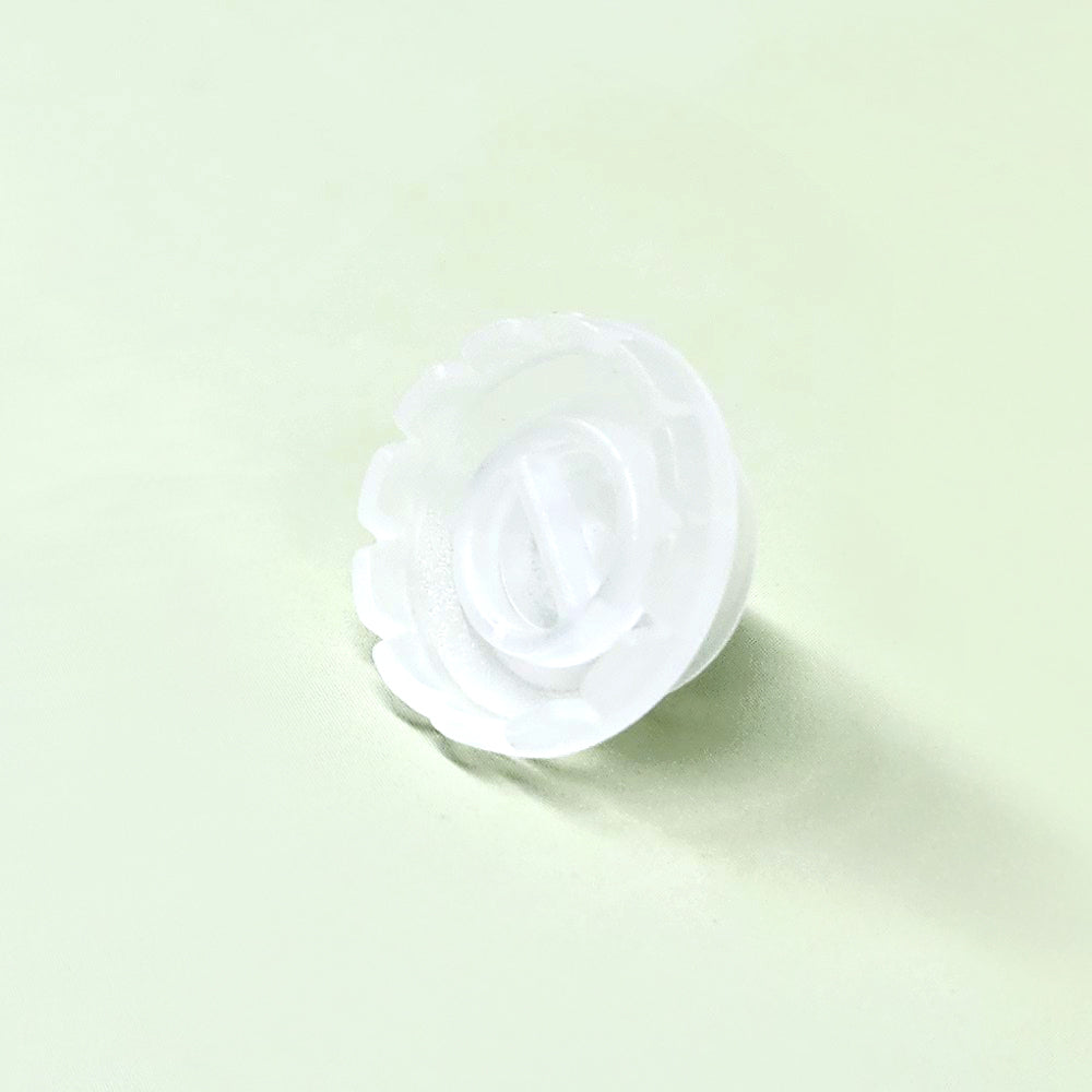 Eyelash Extension Adhesive Flower Blooming Cup Clear - 16mm Diameter - 100 Pieces