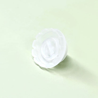 Eyelash Extension Adhesive Flower Blooming Cup Clear - 16mm Diameter - 100 Pieces