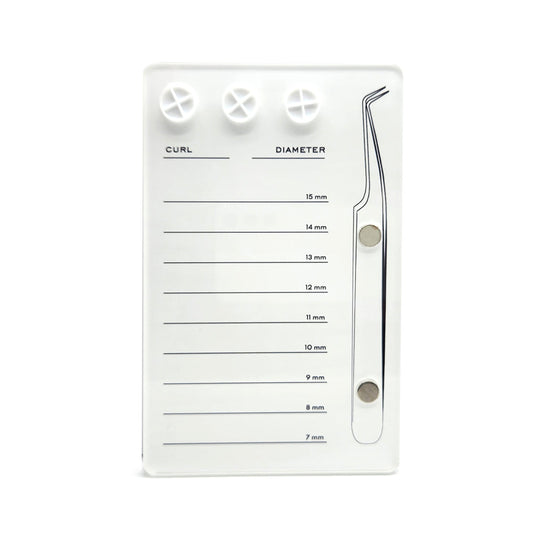 Acrylic Eyelash Display Tray - White