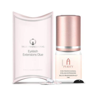 DLUX Pro Purity Eyelash Extension Adhesive - Alpha - Clear - 0.5 Sec - 5ml 3