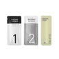 Three lash care product packets labeled 'Lifting Lotion', 'Setting Lotion', and 'Hydrating Essence' on a white background.